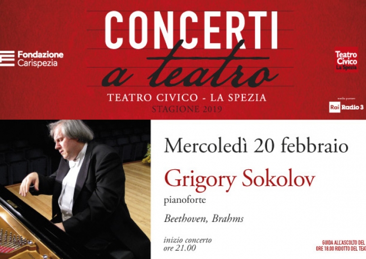 &quot;Concerti a Teatro&quot;: il grande pianista Grigory Sokolov alla Spezia