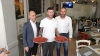 Il sindaco Alessio Cavarra presenta la pizza Mille Miglia