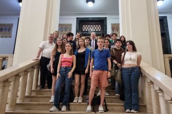 Studenti francesi in visita alla Spezia nell&#039;ambito del programma Erasmus+