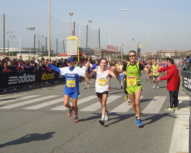 L&#039;Atleta Speciale Graziano Carozzo alla mezza maratona Roma-Ostia