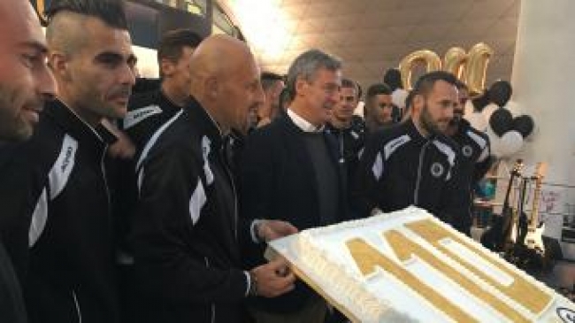Bagno di folla per i 110 anni dello Spezia Calcio