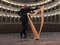 L&#039;arpista Vincenzo Zitello in concerto al Castello San Giorgio