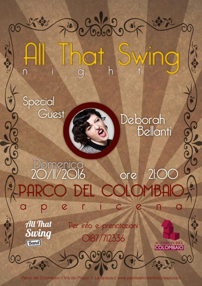 All That Swing e Deborah Bellanti Al PARCO DEL COLOMBAIO