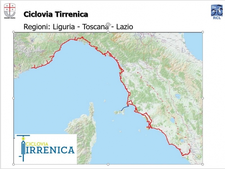 Ciclovia Tirrenica, 16 milioni a Liguria, Toscana e Lazio per la progettazione e la realizzazione dei primi tratti