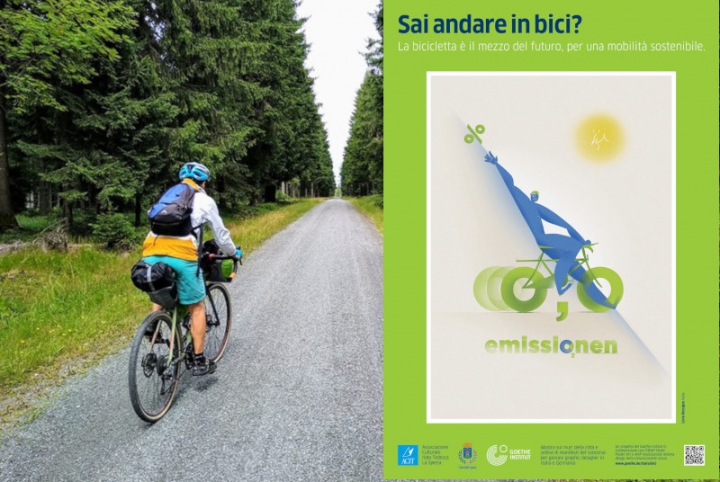 &quot;Sai andare in bicicletta?&quot;, i manifesti vincitori del concorso saranno affissi alla Spezia