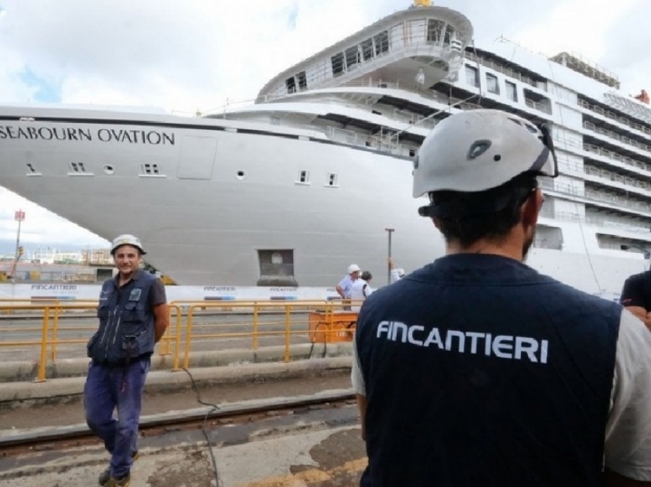 Fincantieri dona un blocco mega-yacht a Cisita