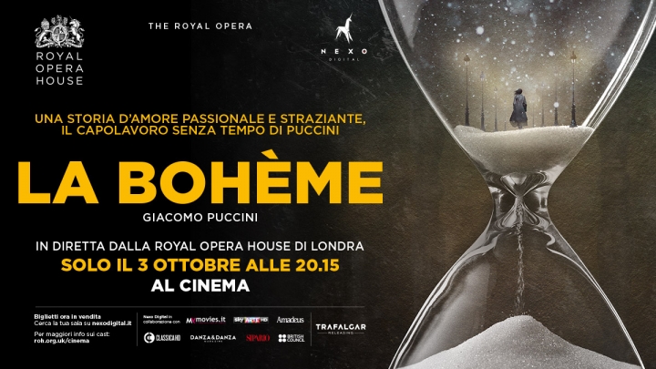 La Boheme dal Royal Opera in diretta al Cinema