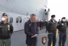 Il Ministro della Difesa Lorenzo Guerini a bordo della portaerei