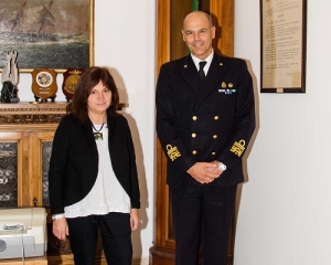Il Commissario dell&#039;Autorità Portuale Carla Roncallo in visita al Comando Marittimo Nord