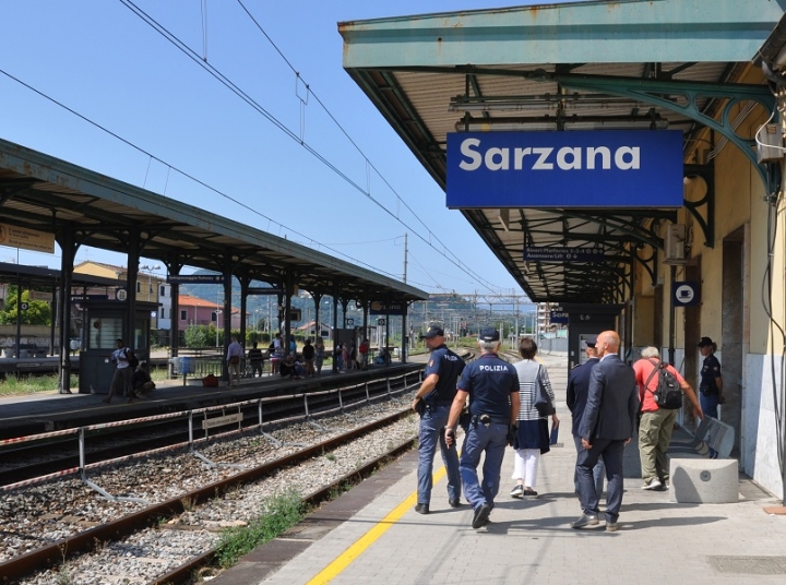 Il neo-questore della Spezia in visita a Sarzana