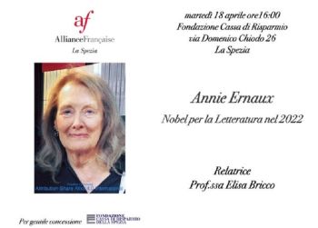 La professoressa Elisa Bricco presenta l’opera di Annie Ernaux