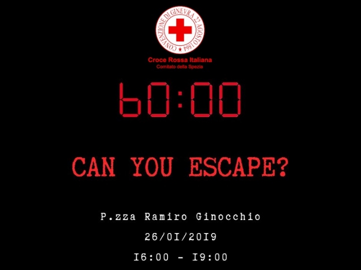 Sabato escape room in centro con la Croce Rossa: enigmi e conto alla rovescia per fuggire