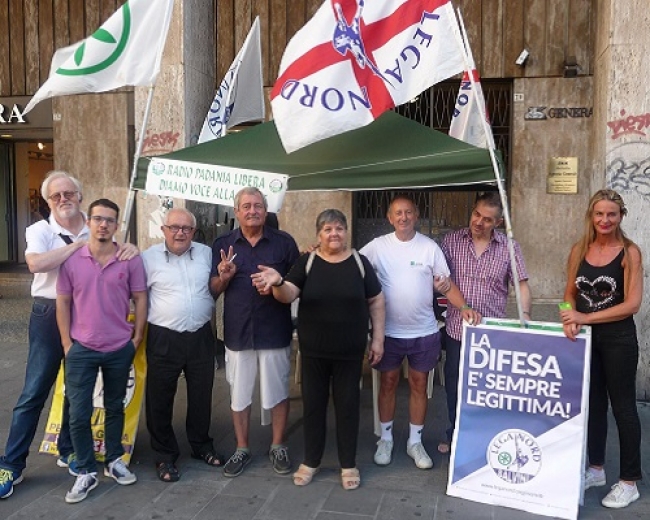 Il 10 settembre il gazebo della Lega Nord a Sarzana e alla Spezia