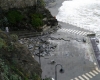 Monterosso, la mareggiata fa saltare la pavimentazione