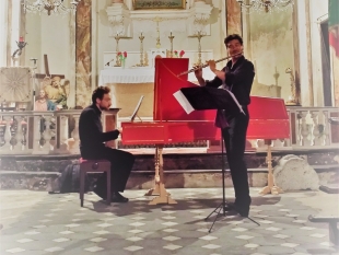 Il Barocco Veneziano con il flautista Marco Bortoletti ed il clavicembalista William Vivino  nella Chiesa di Pignona