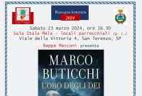A San Terenzo la presentazione del romanzo di Marco Buticchi