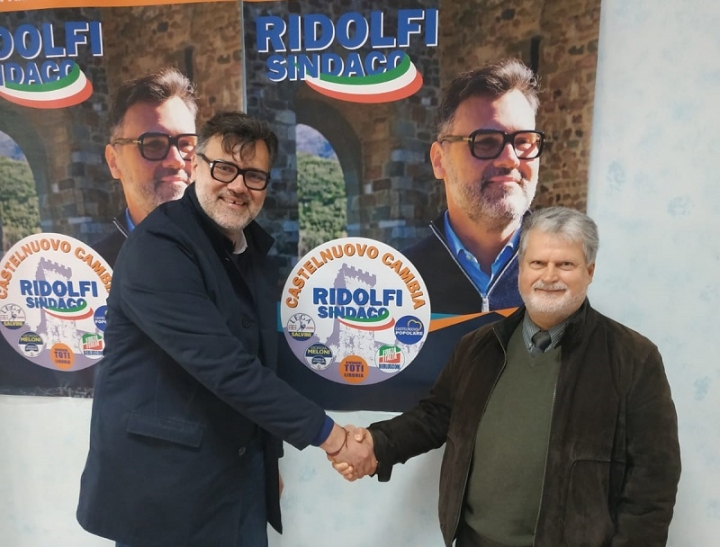 Amministrative a Castelnuovo, il Partito Pensionati e Invalidi Giovani Insieme sostiene Ridolfi