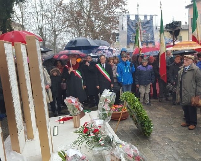 La commemorazione degli eccidi del Torrazzo e di San Michele a Bagnolo in Piano: vennero uccisi anche due partigiani spezzini