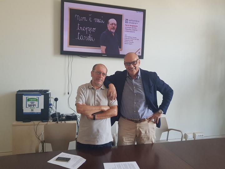 A lezione con Sgarbi e Canova: si torna a scuola con il “pierino&quot; Dario Vergassola
