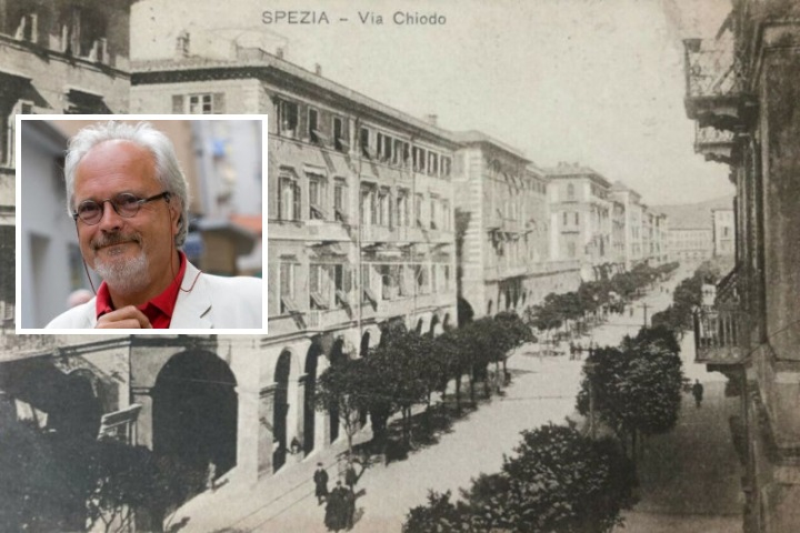Via Chiodo (Foto del 1917) e Ciccio Delsanto