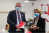Il presidente della Croce Rossa Luigi De Angelis e il Prefetto Maria Luisa Inversini