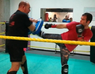 Kick-boxing con il trainer Paolo Bertoli