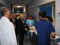 Il sindaco Peracchini in visita all&#039;ospedale Sant&#039;Andrea
