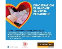 A Le Terrazze una giornata dedicata alle manovre salvavita pediatriche insieme alla Croce Rossa Italiana