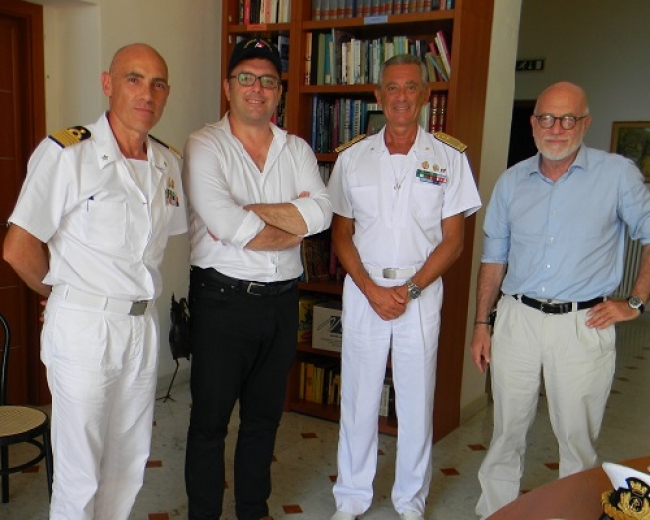 L&#039;Ammiraglio Giovanni Pettorino in visita al Compartimento Marittimo della Spezia