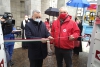 Il sindaco Pierluigi Peracchini e il presidente della Croce Rossa Luigi De Angelis