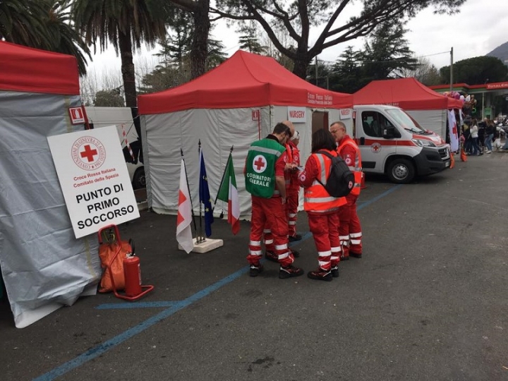 Dal punto di primo soccorso alla nursery, l&#039;impegno della Croce Rossa durante la fiera di San Giuseppe