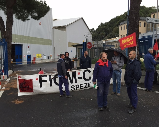 Sciopero in Fincantieri Muggiano, Tivegna (Fiom): “Sito rimanga strategico, soprattutto settore militare”