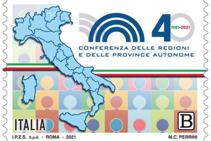 40° Conferenza delle Regioni: l&#039;emissione di un francobollo celebrativo avvia le iniziative per l&#039;anniversario