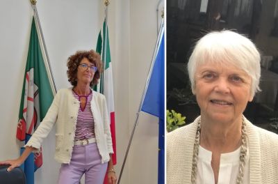 La prof.ssa Grazia Geranio e la Prof.ssa Hélène Colombani Giaufret