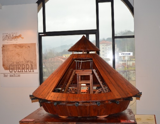 Sarzana: Inaugurata stamani alla Cittadella la mostra dedicata alle macchine da guerra di Leonardo da Vinci