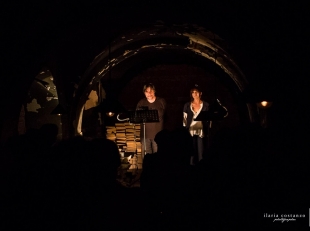 Claudio Morganti ed Elena Bucci sul palco di Fuori Luogo con “Recita dell’attore Vecchiatto”